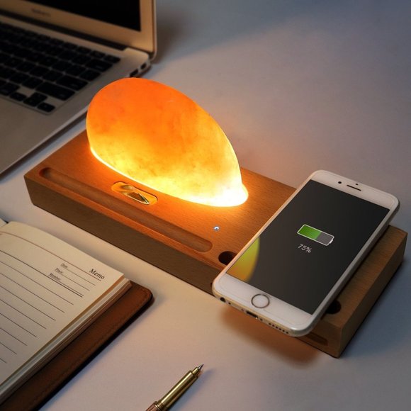 Himalayan Salt Lamp Wireless Charger - Picture 1 of 13